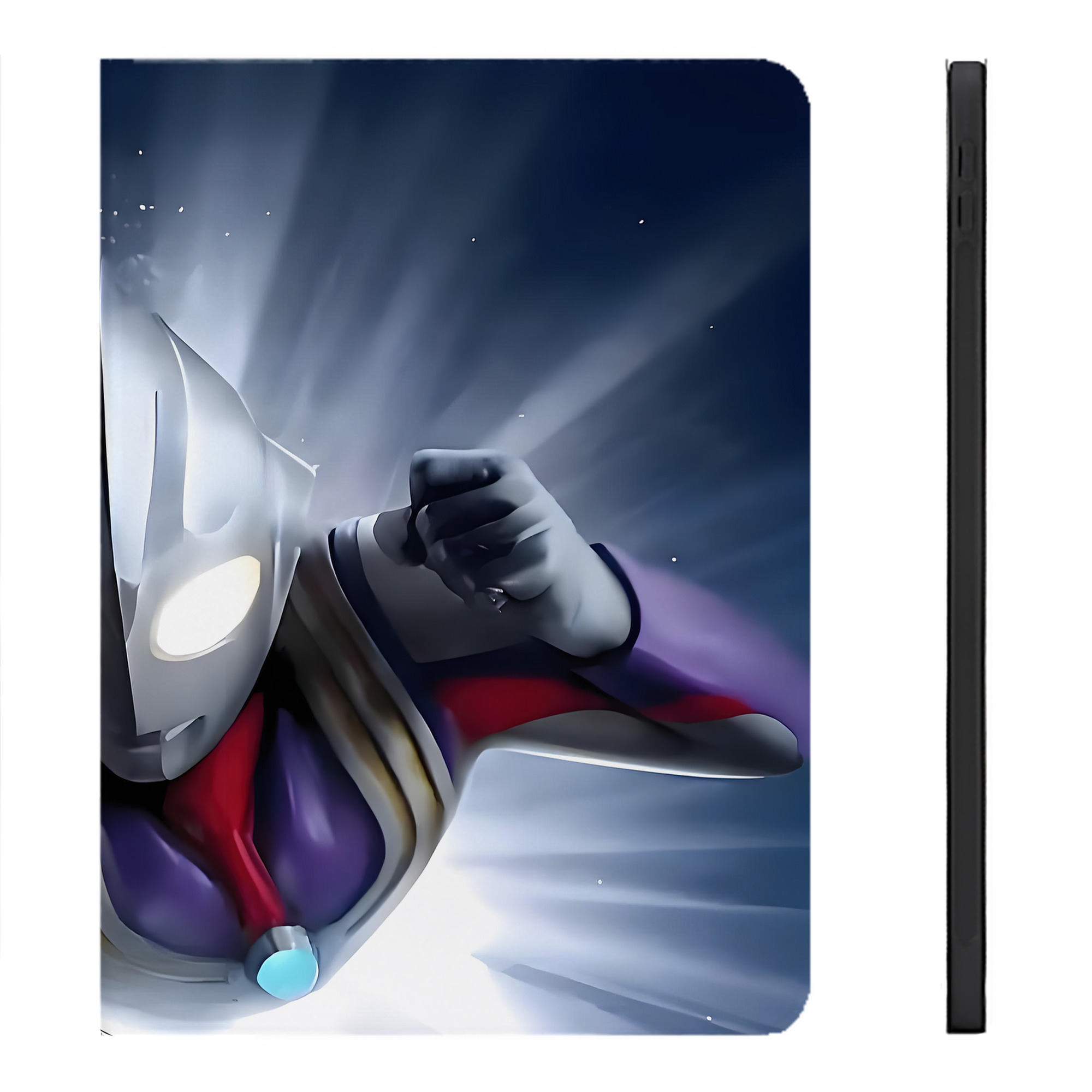 （画像用） ウルトラマン Ultraman IPadケース ペンホルダー付き ブックスタイルデザイン